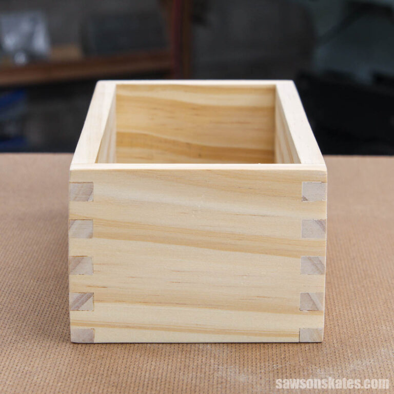 How to Make Box Joints (3 Easy Ways) | Saws on Skates®