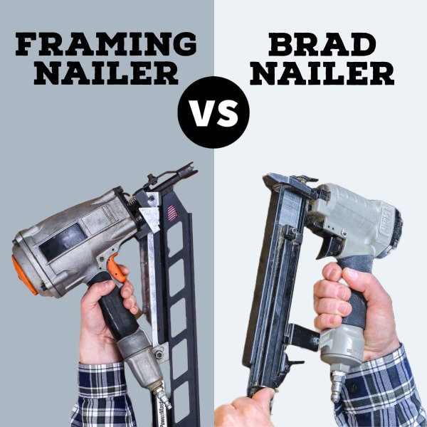 Brad Nailer vs Framing Nailer (Differences + Which to Buy)