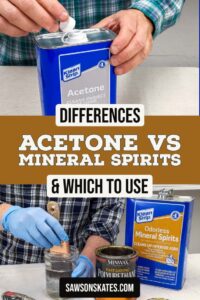 Mineral spirits and acetone may seem like the same thing, but there are many differences between them. Learn what sets them apart in this side-by-side comparison.