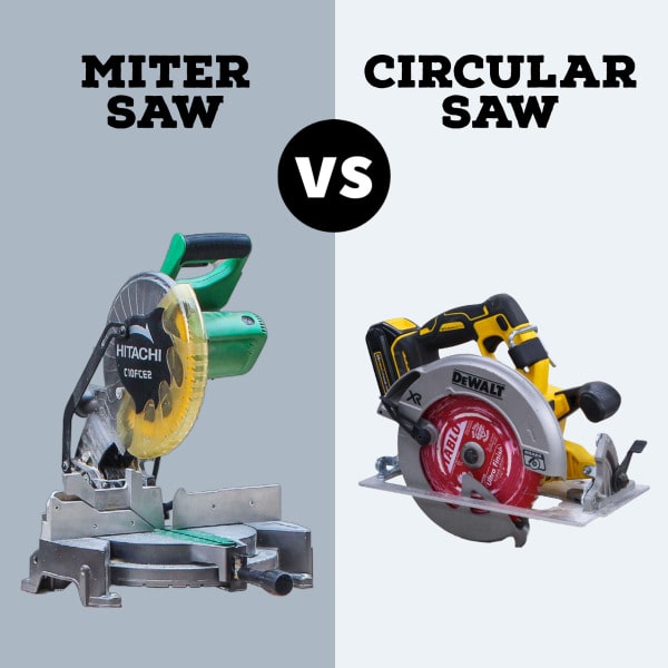 Miter Saw vs Circular Saw (Differences + Which to Choose)
