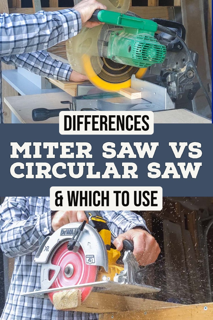 Miter Saw vs Circular Saw (Differences + Which to Choose) Saws on Skates®