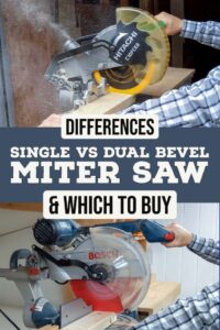 Wondering if a single or double bevel miter saw is right for you? I'll walk through the differences and help you decide!