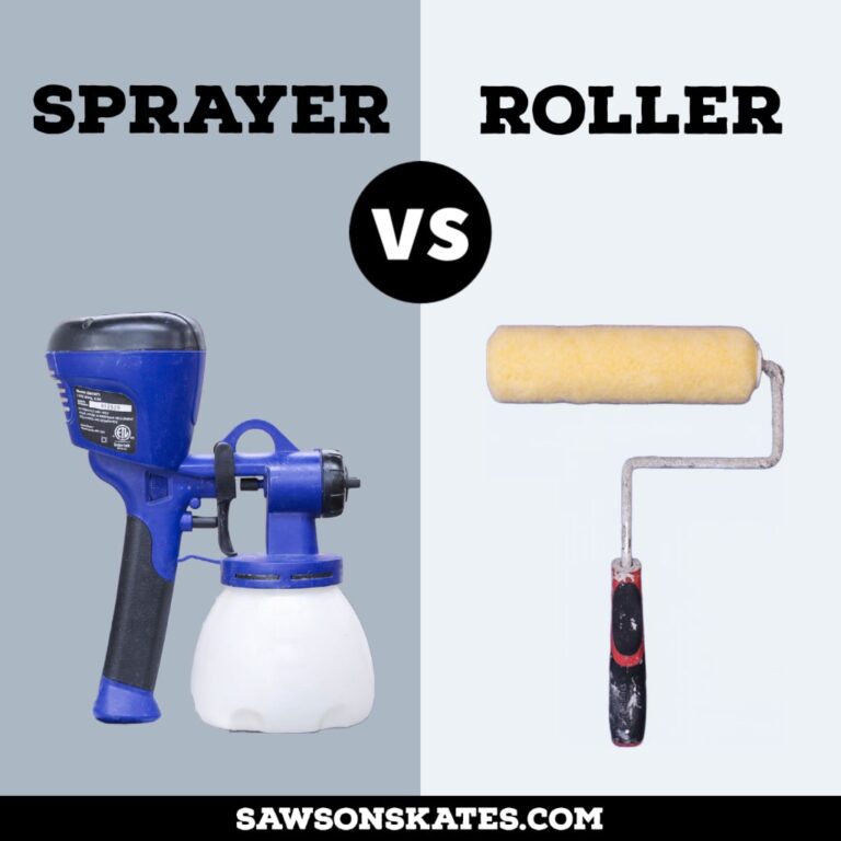 Paint Sprayer vs Roller (Which is Better?) Saws on Skates®