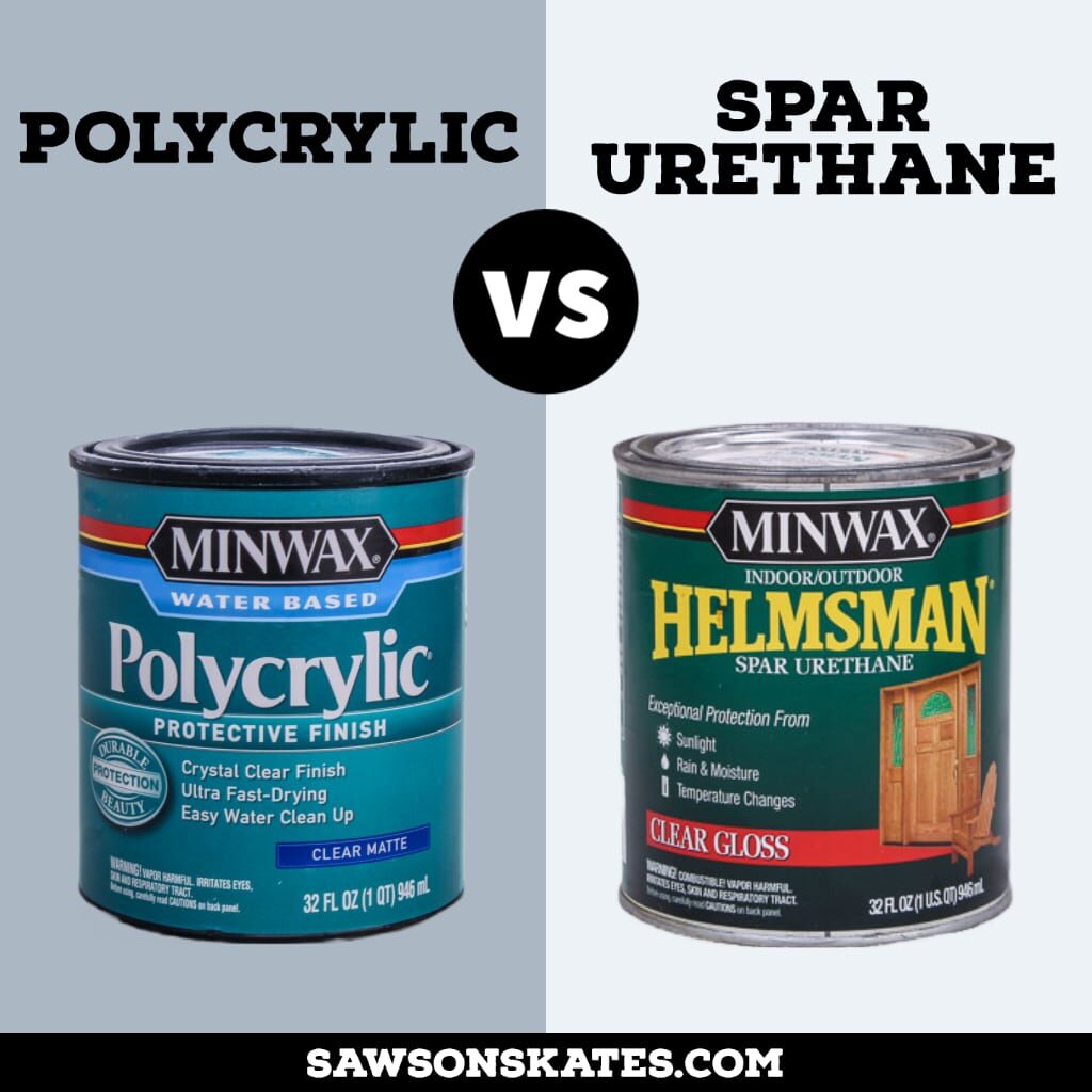 Polycrylic vs spar urethane graphic