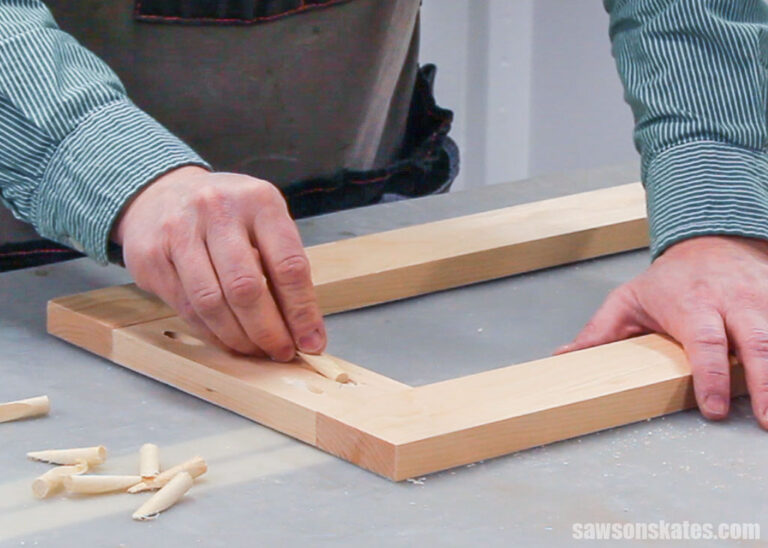 How to Make Pocket Hole Plugs (StepbyStep Guide) Saws on Skates®