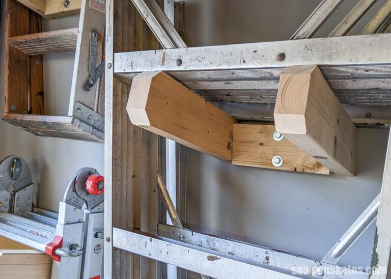DIY Ladder Storage Hooks (Easy, Cheap & Sturdy) Saws on Skates®
