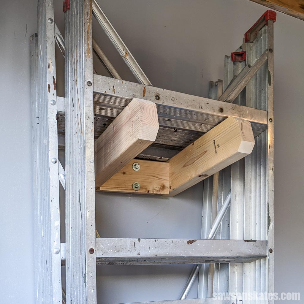 DIY Ladder Storage Hooks (Easy, Cheap & Sturdy) Saws on Skates®