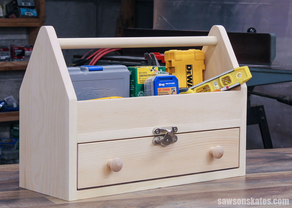 DIY Wooden Toolbox with Drawer (Simple & Sturdy)