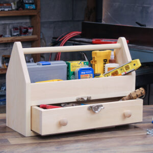 Diy-wooden-toolbox-with-drawer-2 - Saws On Skates