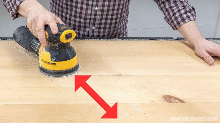 How to Sand DIY Wood Furniture (Faster, Easier & Better Results) | Saws ...