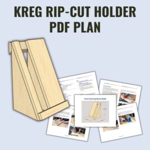 DIY French Cleat Kreg Rip-Cut Holder | Saws on Skates®
