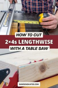 Learn how to cut a 2x4 lengthwise with your table saw. Discover top tips and mistakes to avoid in this step-by-step guide.