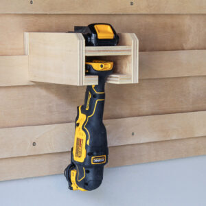 DIY oscillating tool holder on a French cleat wal