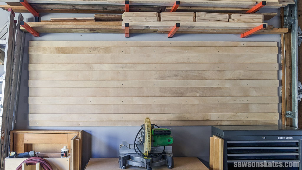 DIY French Cleat Tool Storage Wall | Saws on Skates®