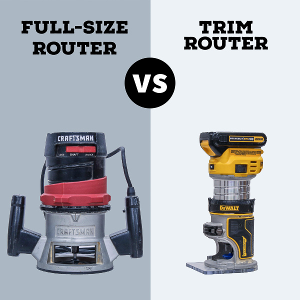 Trim Router vs Full-Size Router (Which to Buy & Why)