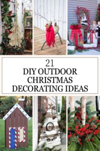 6 image collage with DIY Christmas projects