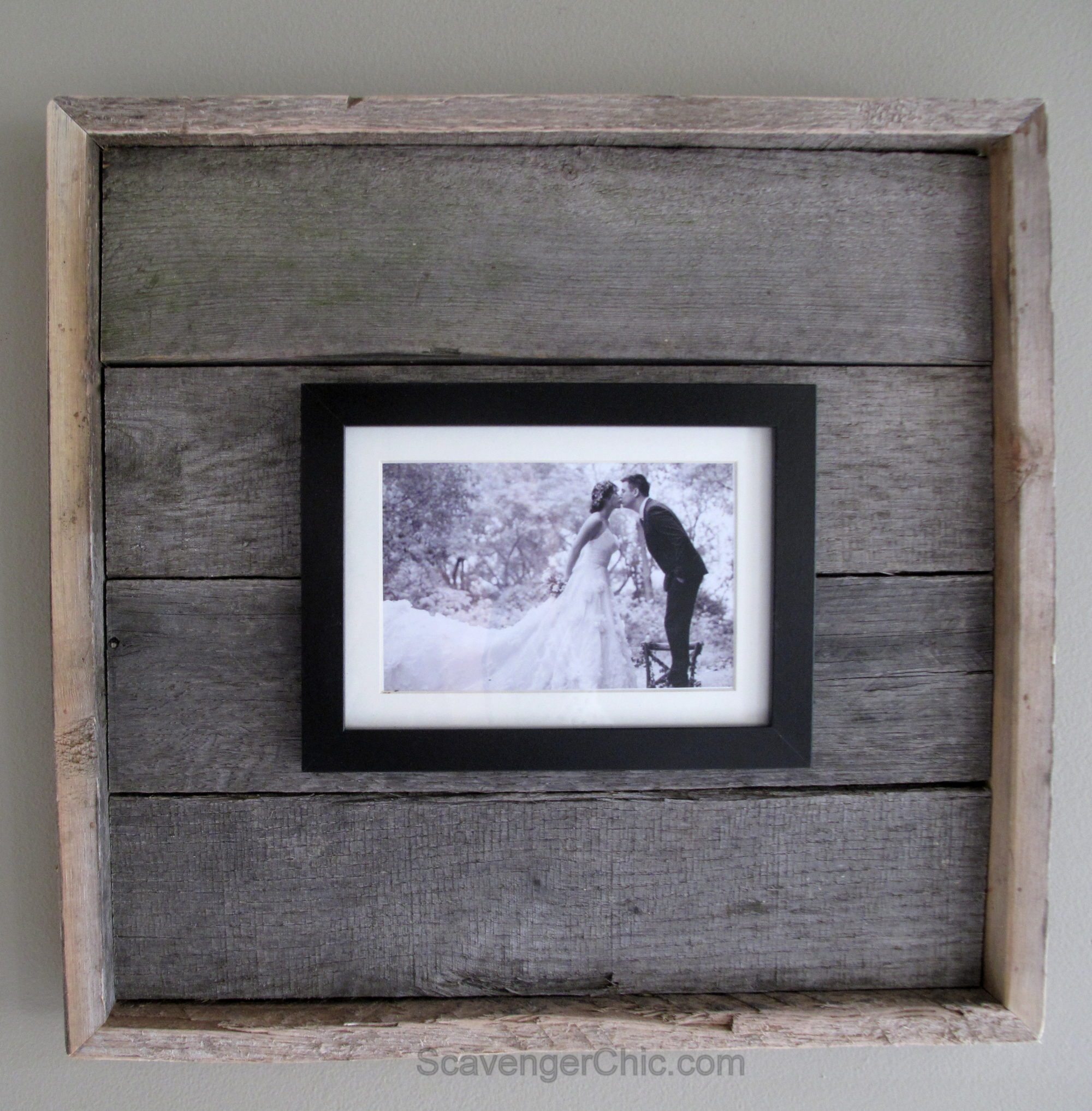 diy pallet wood frame