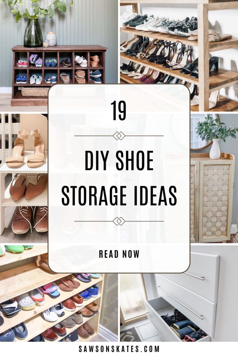 19 DIY Shoe Storage Ideas for Your Entryway