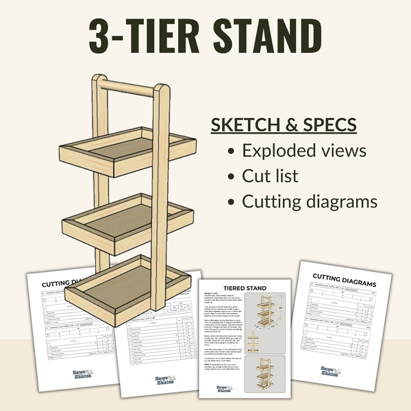 3-tier stand graphic