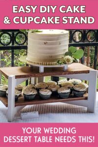 DIY cake & cupcake stand graphic