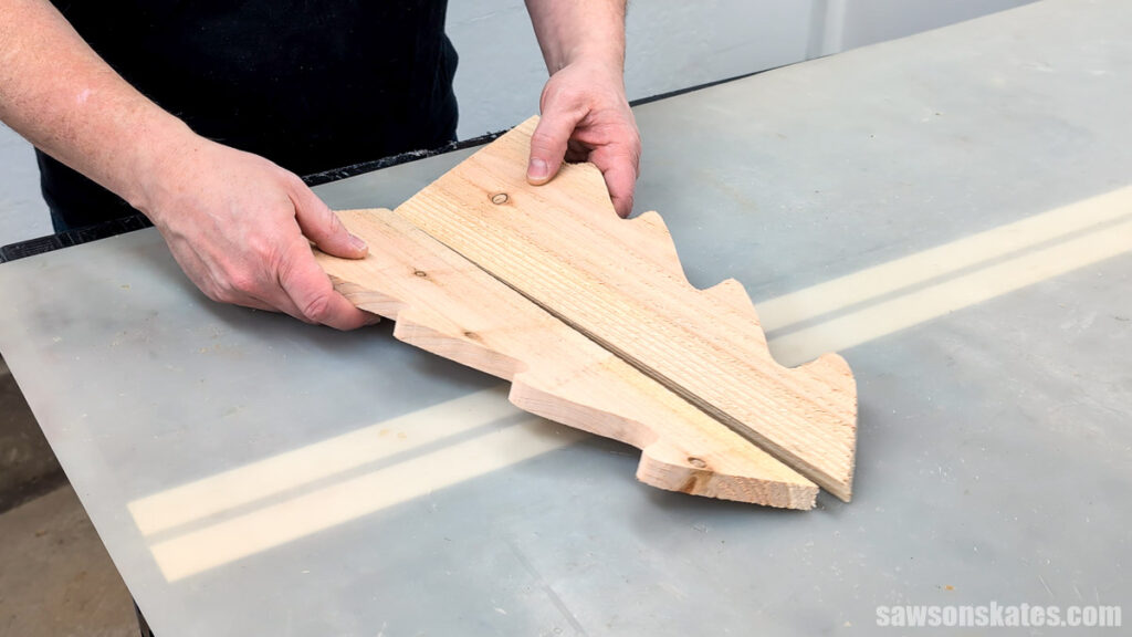 Turning boards end to end