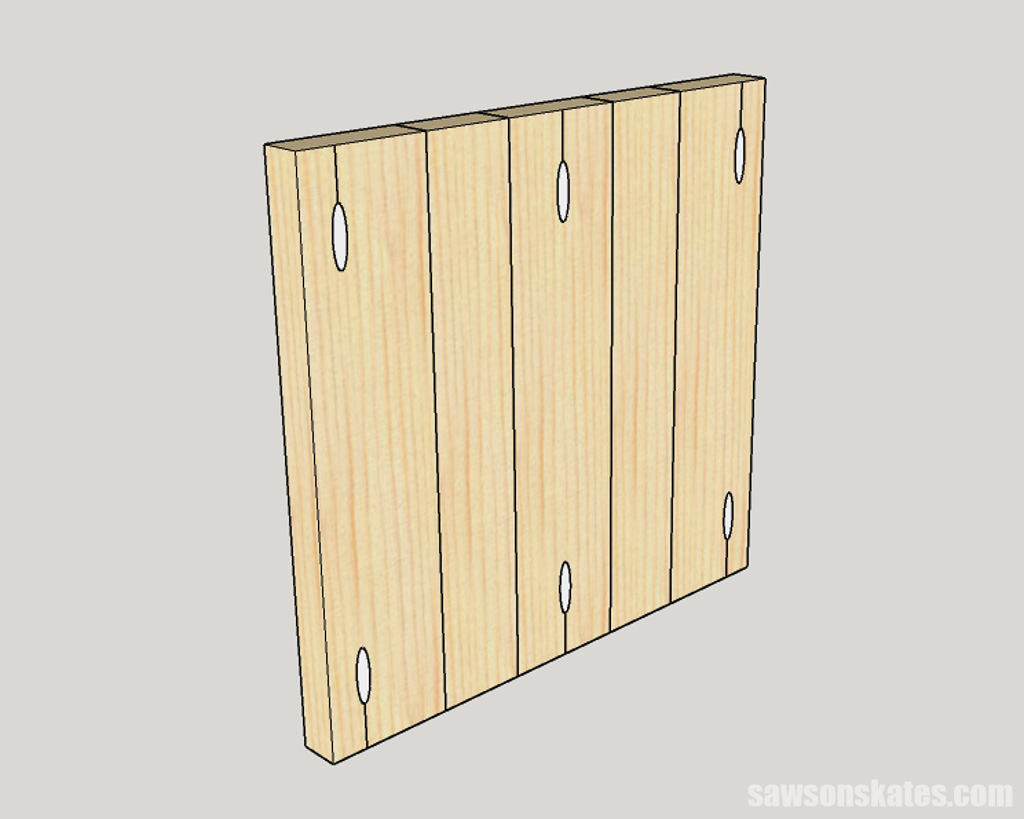 Nightstand side panel