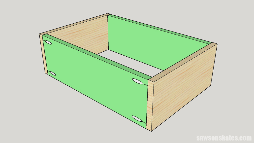 Assembling the drawer