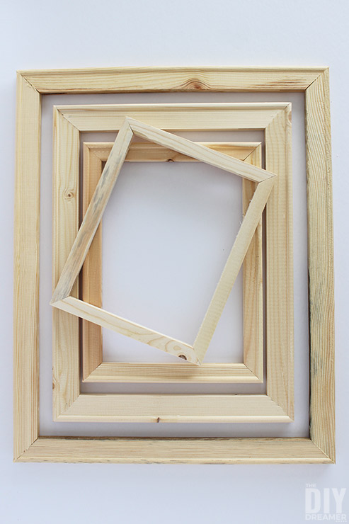 diy wood frames 3 sizes
