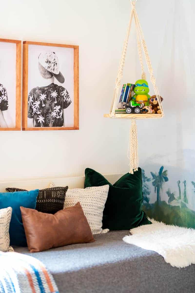 large photos displayed in diy wood picture frames