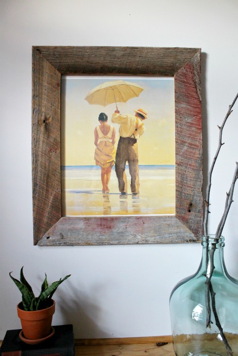 diy barnwood picture frame