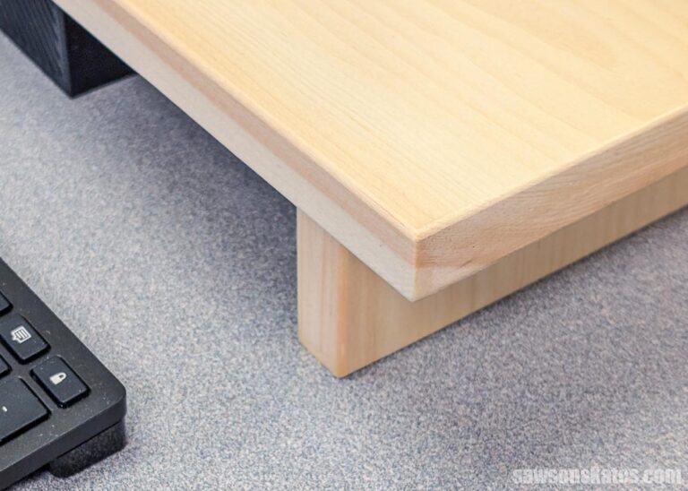 Pinnacle Basics Computer Riser How to Make a DIY Computer Monitor Riser