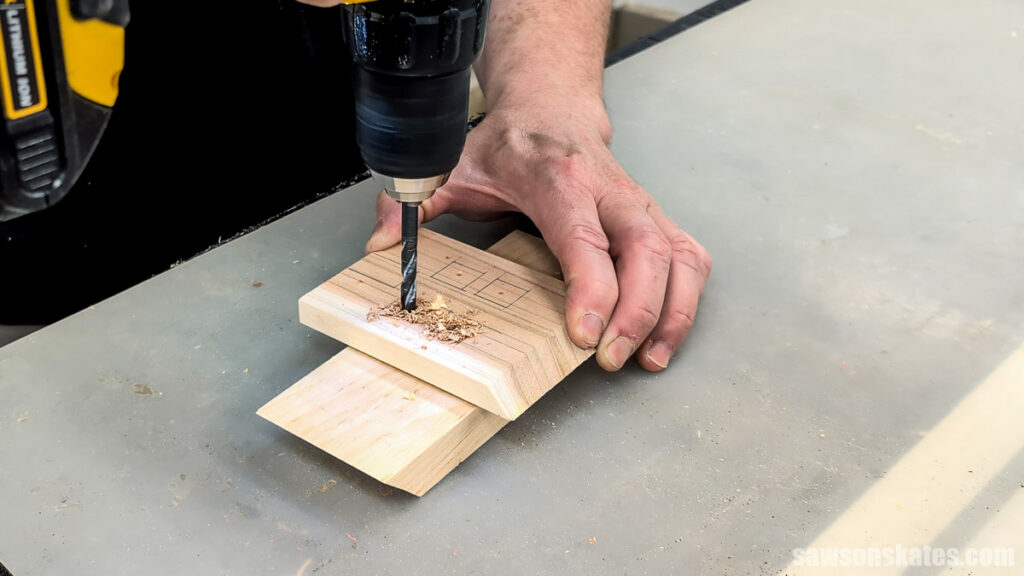 Drilling a hole in a workpiece