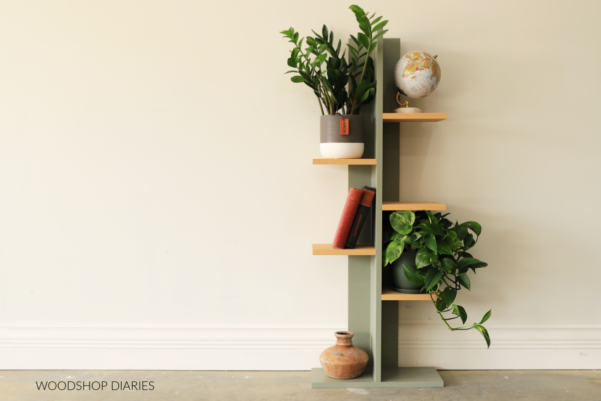 Small plant stand with five shelves