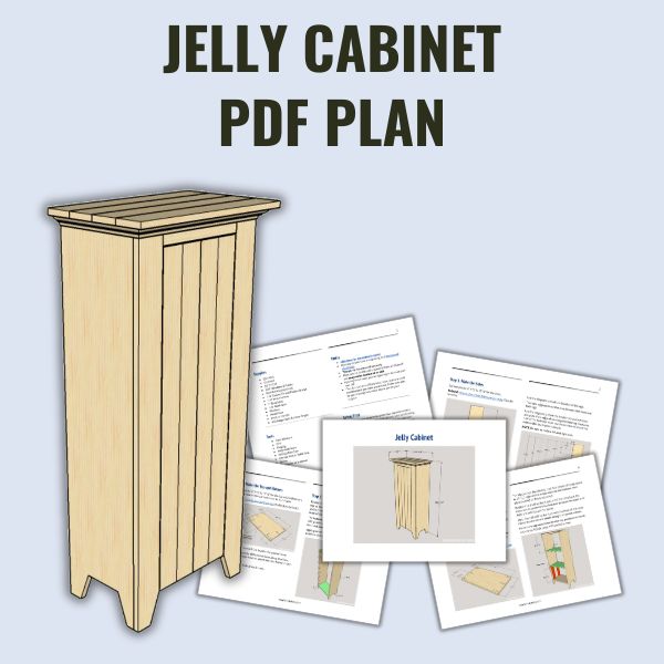 Jelly cabinet PDF plan graphic