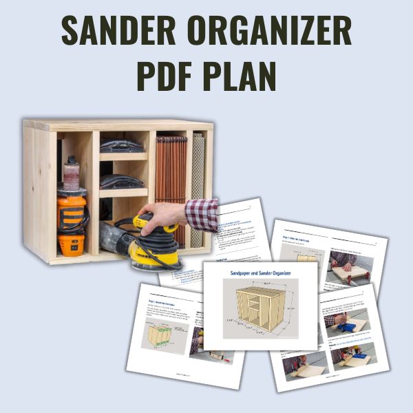 Sander organizer PDF plan graphic