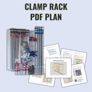 DIY Wall-Mounted Clamp Rack (Easy & Customizable) | Saws on Skates®
